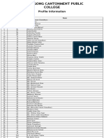 CCPC Student List of Science XII 2