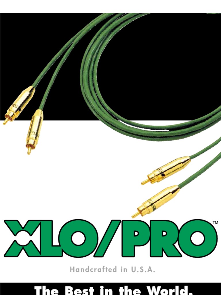 Xlo Pro | PDF | Coaxial Cable | Electrical Connector