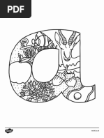 Lowercase Alphabet Themed Mindfulness Colouring Sheets