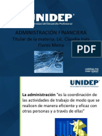 ADMINISTRACIÓN FINANCIERA