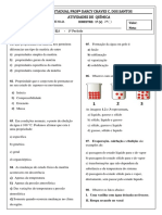 Propriedades da matéria e mudanças de estado físico