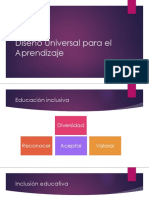 Diseño Universal para El Aprendizaje