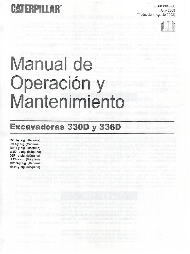 Manual De Operación Y Mantenimiento Pdf