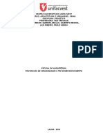 Programa de Necessidades - Pré Dimensionamento PDF