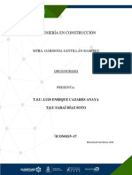 ¿Dónde se proyecta la planeación desde el punto de la construcción