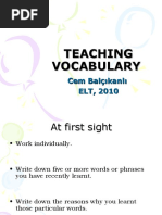 Download Teaching Vocabulary by Cemm Balcikanli SN38997815 doc pdf