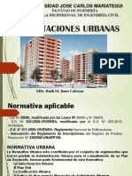 Normativa y procedimientos de habilitaciones urbanas