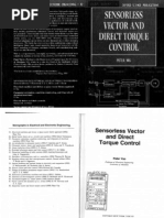 Peter Vas - Sensor Less Vector and Direct Torque Control