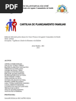 Cartilha Planejamento Familiar - Noite