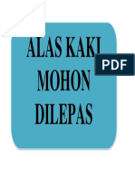 Perintah Alas Kaki