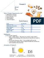 Sports Nutrition - Vitamin D Handout