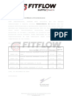 Certificado de Calidad - Termodinamica Sa