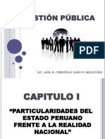 Capitulo i - Particularidades Del Estado Peruano Frente a La Realidad Nacional