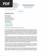 Letter to Ford attorneys