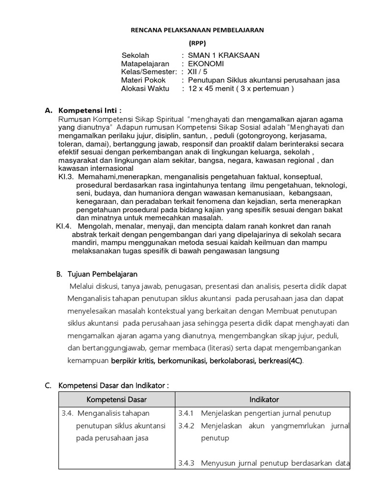 Soal Pg Jurnal Penutup Perusahaan Jasa
