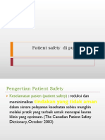 Patient Safety Di Puskesmas