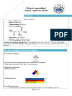 Hoja de seguridad ácido L-aspártico