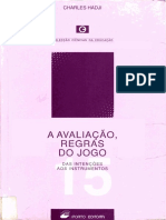 Livro Hadji Avaliacao Regras Do Jogo Hadji PDF