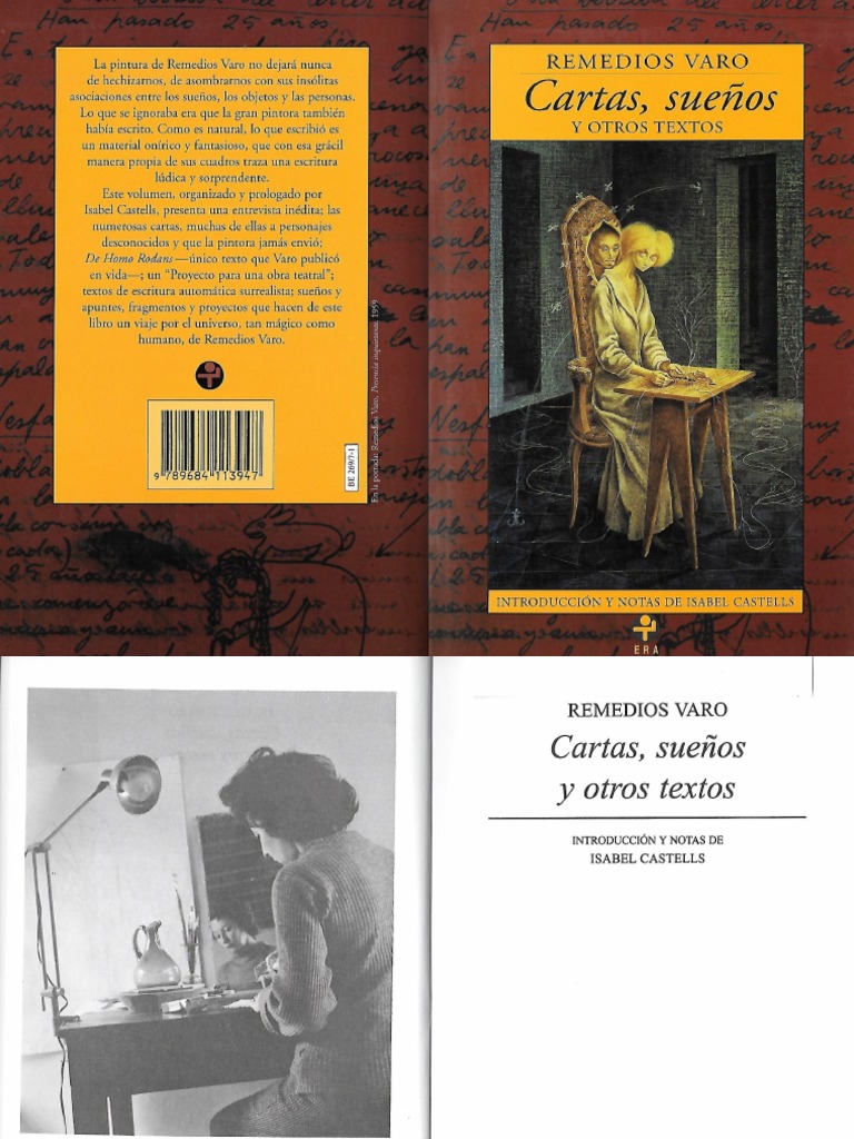 Remedios Varo Cartas, sueños y otros textos | Surrealismo ...