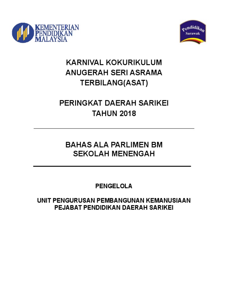 Teks Bahas Ala Parlimen Kecemerlangan Akademik Tidak Menjamin Masa Depan