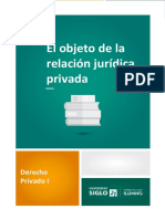 El Objeto de La Relación Jurídica Privada