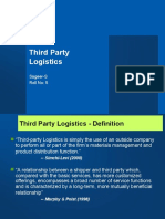 Third Party Logistics: Tag Line, Tag Line