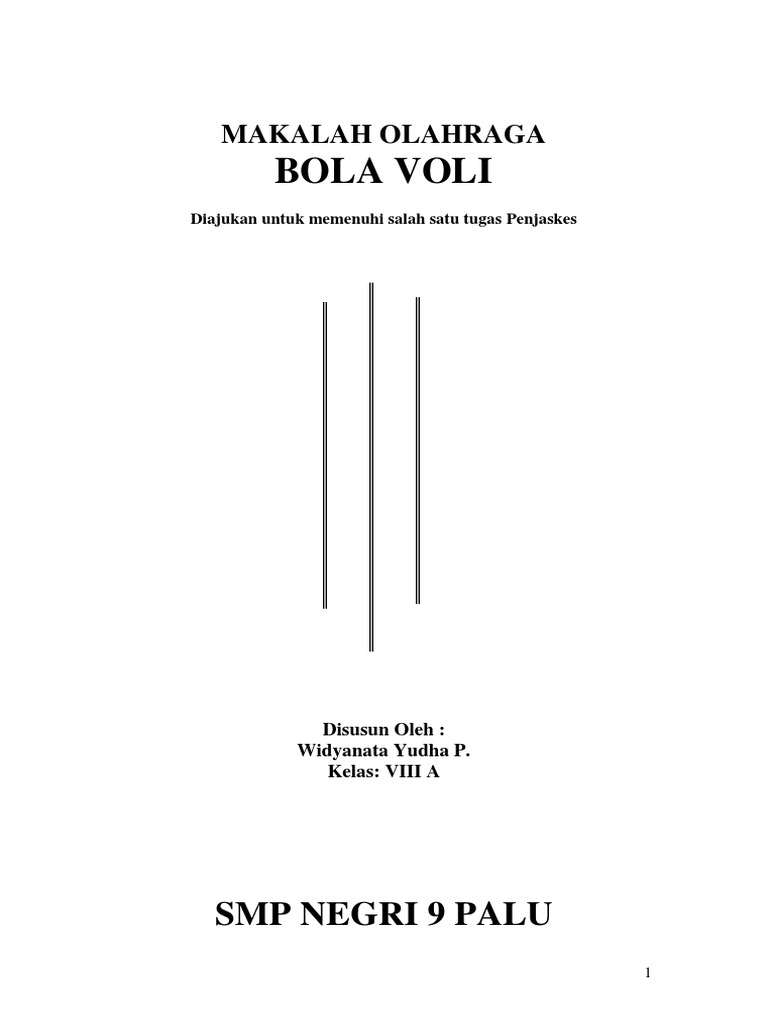 Makalah Bola Volly