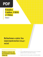 Estados Unidos, URSS y China