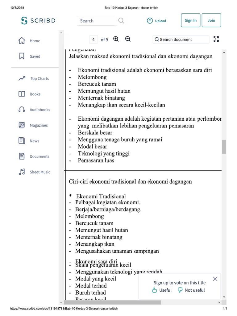 Kertas Sejarah 3 Bab 10 Tingkatan 4