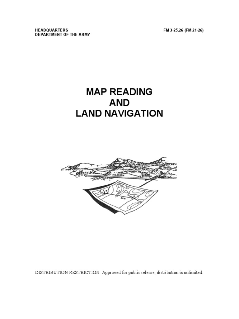 Army Map Reading & Navigation Guide | PDF | Non Commissioned Officer ...
