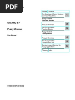 Siemens FUZZY Control User Manual