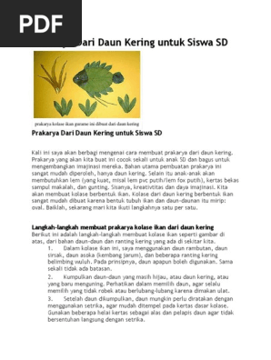 63+ Gambar Kolase Tumbuhan Dari Daun Kering HD Terbaru