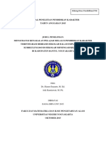 Laporan Penelitian Pendidikan Karakter Dr. Slamet S, M.Ed. 1 PDF