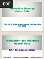 SAP Master Data Preparation For PP | PDF | User (Computing ...