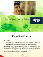 Periodisasi Sastra Indonesia.