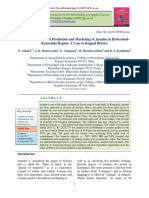 Economic Analysis of Production and Marketing of Jasmine in Hyderabad-Karnataka PDF