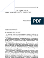 Aspectos de La Planificación en La Administración Educativa