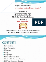 " Load Forecasting Using Fuzzy Logic ": A Project Seminar On