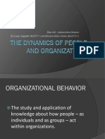 Dynamics of People and Organizations