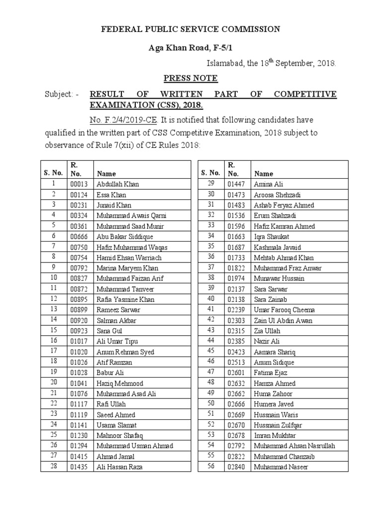 CSS_2018_Written_Part_Result.pdf