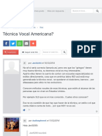 Técnica Vocal Americana?: Voz - Hispasonic PDF