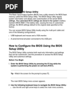 About The BIOS Setup Utility