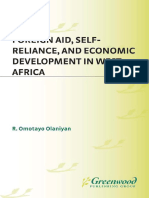 Foreign Aid, Self-Reliance, and Economic Development in West Africa - (1996)