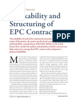 Bankability Structuring EPC Contracts