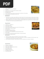 Recipe Book Desserts Curry