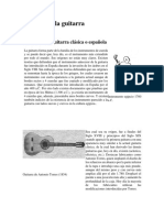 Hist de la guitarra clásica y eléctrica