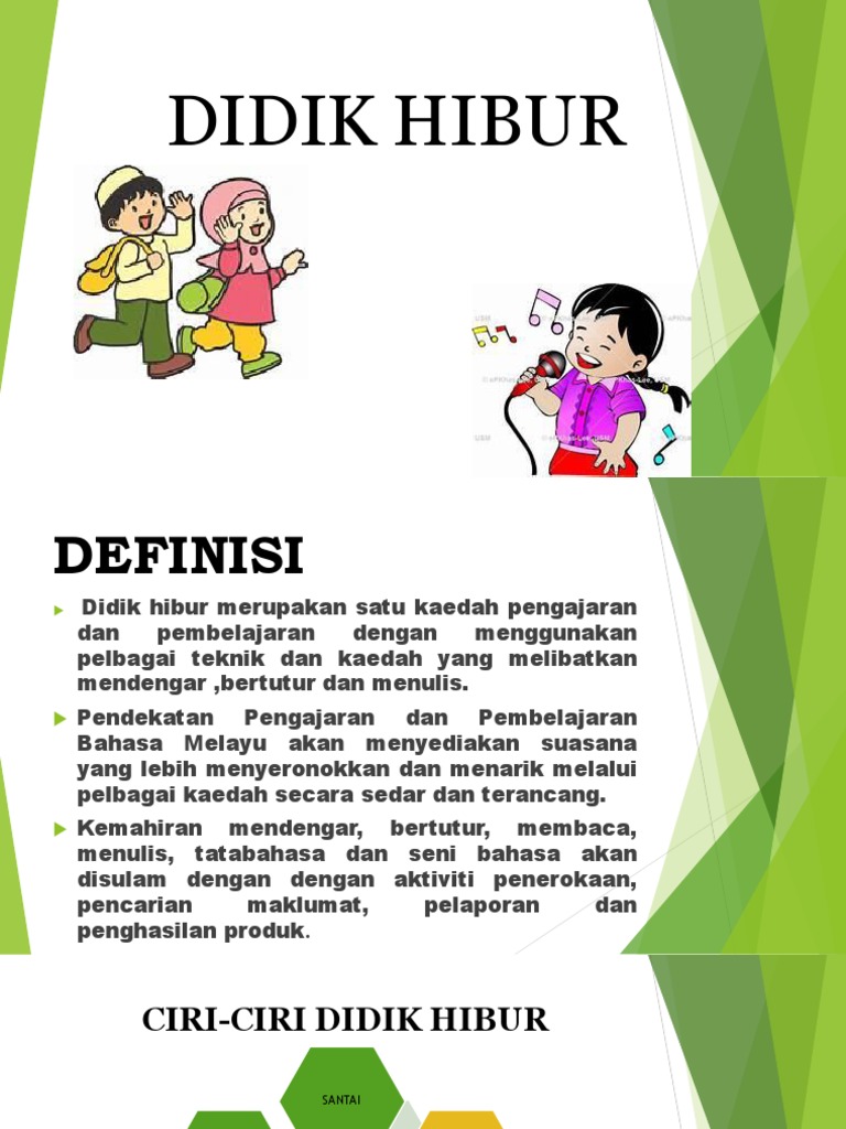 Ciri Didik Hibur Tunjuk Sblm Bengkel Pdf
