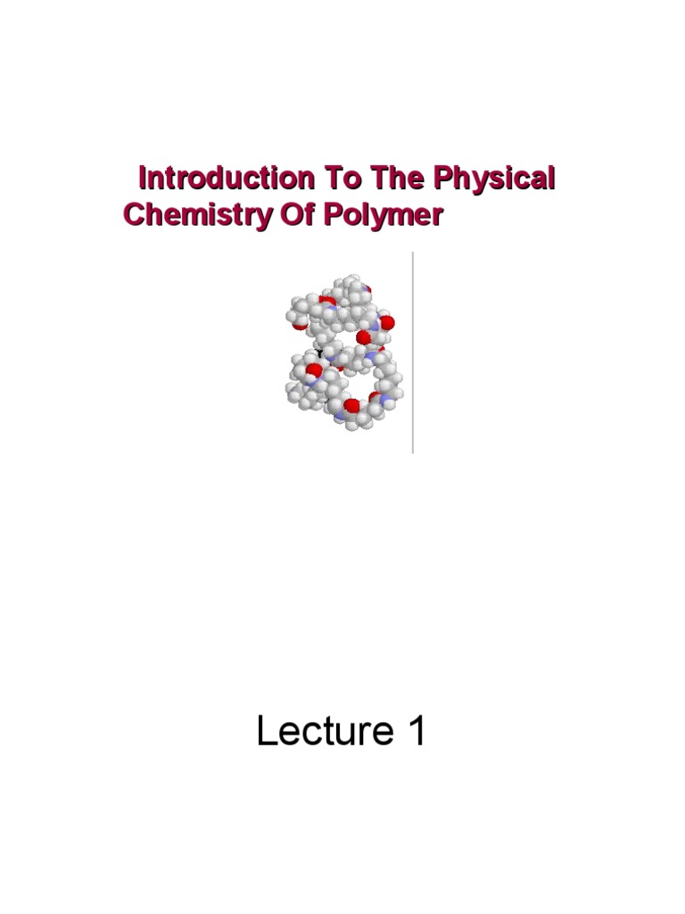 Introduction to Polymer Chemistry | PDF | Polymers | Polymerization