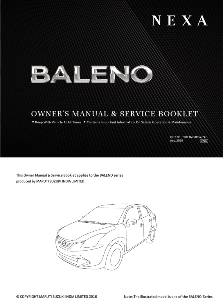 Baleno Manual PDF PDF Clutch Gasoline
