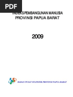 Download Indeks Pembangunan Manusia Prov Papua Barat 2009 by Badan Pusat Statistik Provinsi Papua Barat SN39004476 doc pdf